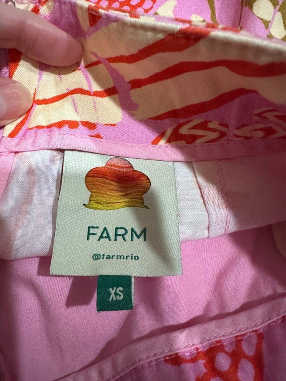 FARM Rio Set - Floral Mixed Lobsters Pink XS - Picture 2 of 15